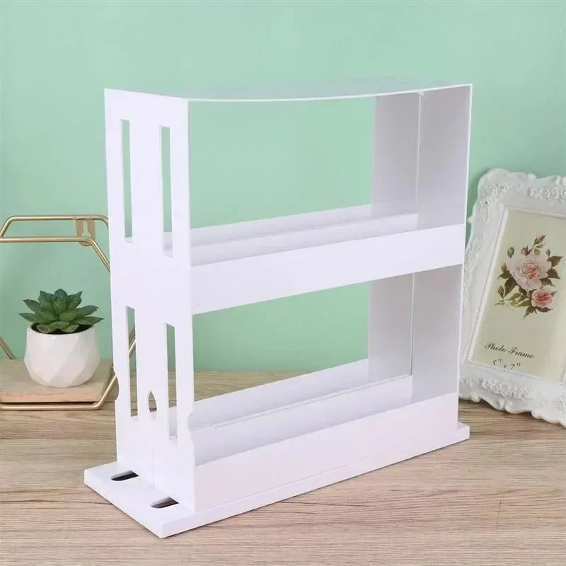 Rotating Organizer 2-Tier 360 Degree Rust-Resistant Metal