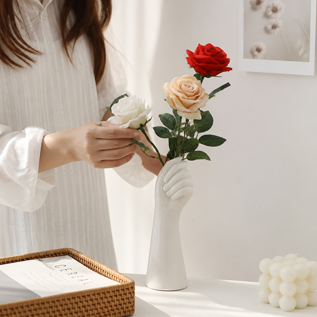 Sculptural Ceramic Vase (9.3-Inch)