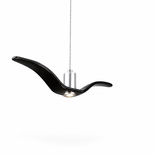 Sculptural Hanging Indoor Bird Pendant Lamp