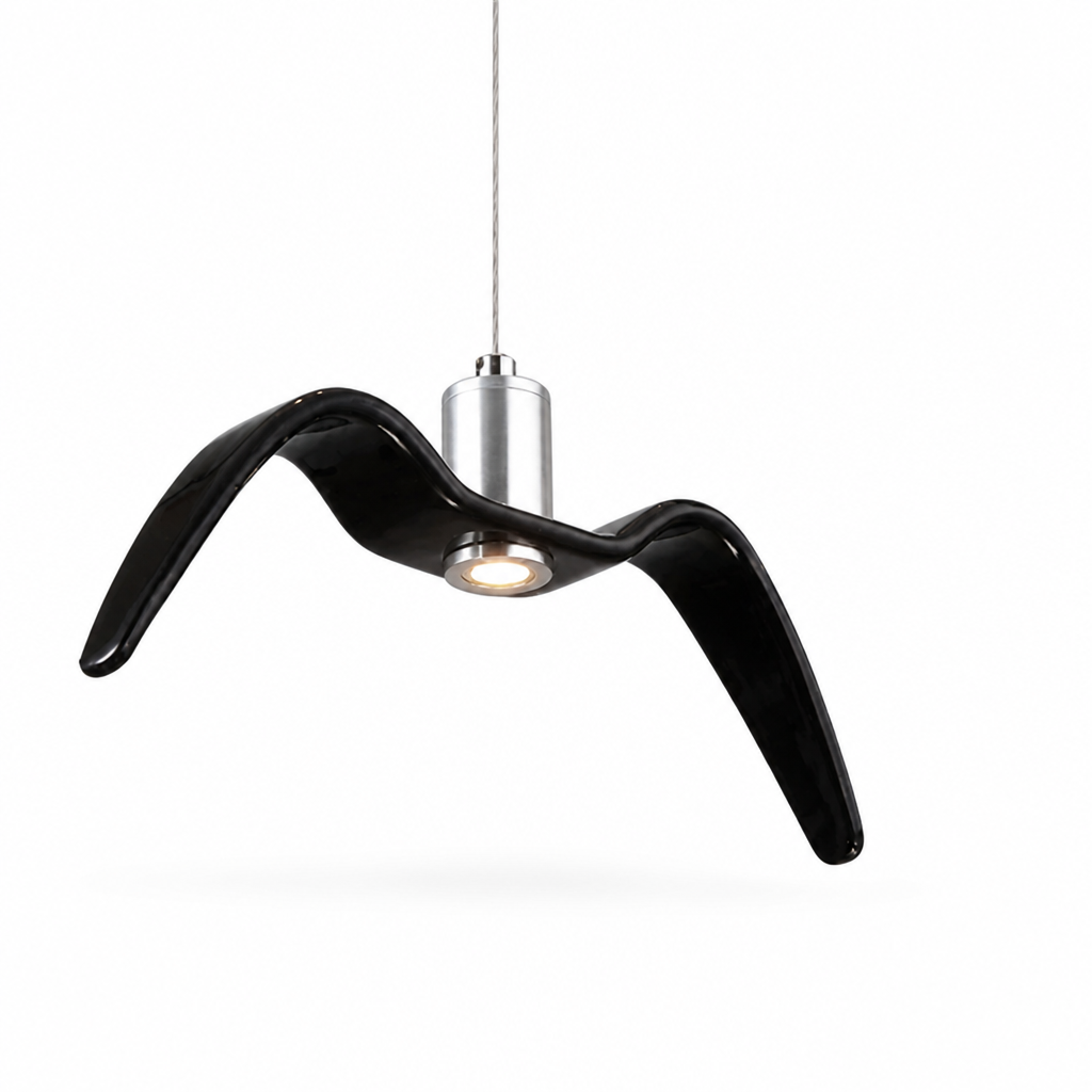 Sculptural Hanging Indoor Bird Pendant Lamp