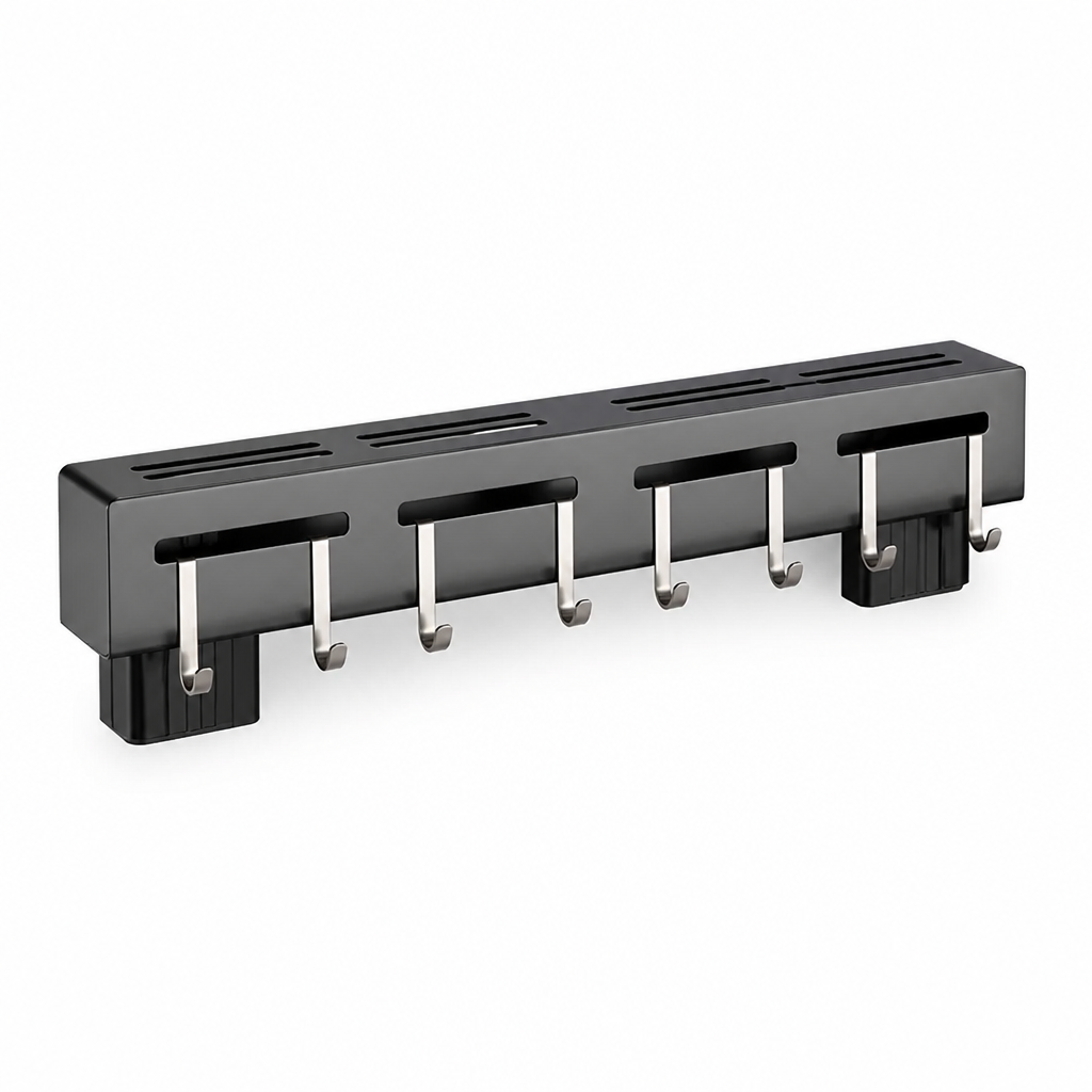 Self-Adhesive Stainless Steel Wall-Mounted Hook Strip Kitchen Knife Holder