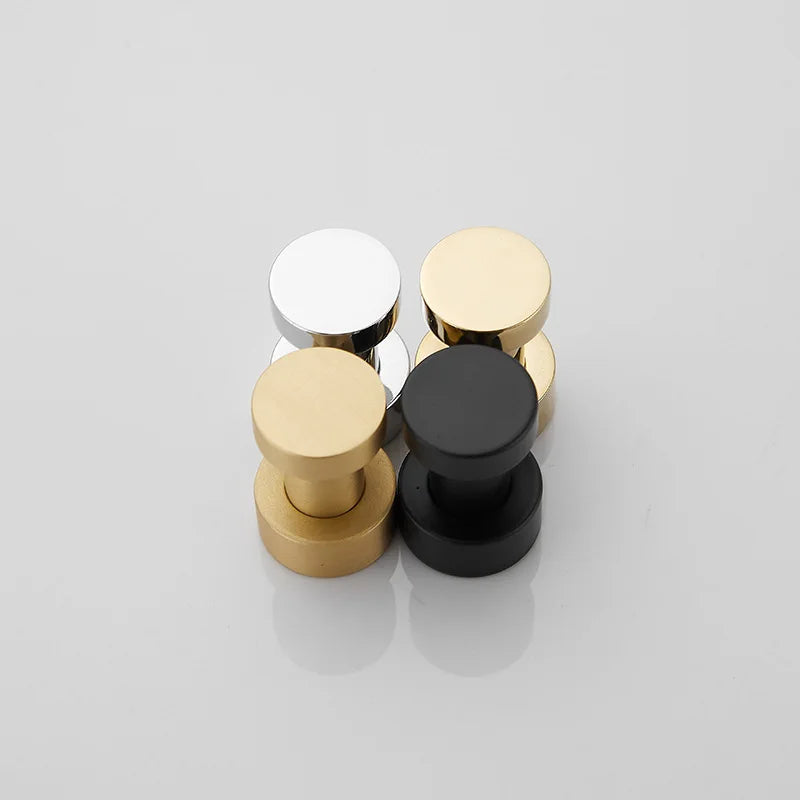 Self-Adhesive Wall Hook Solid Brass Polished Chrome