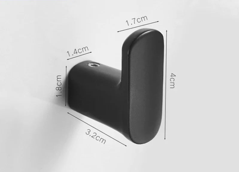 Self-Adhesive Wall Hook Solid Brass Polished Chrome