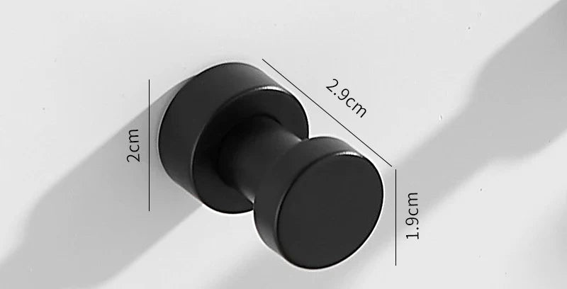 Self-Adhesive Wall Hook Solid Brass Polished Chrome