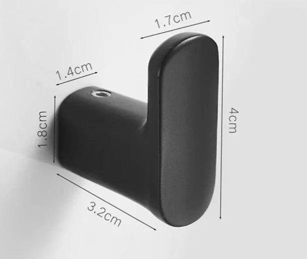 Self-Adhesive Wall Hook Solid Brass Polished Chrome
