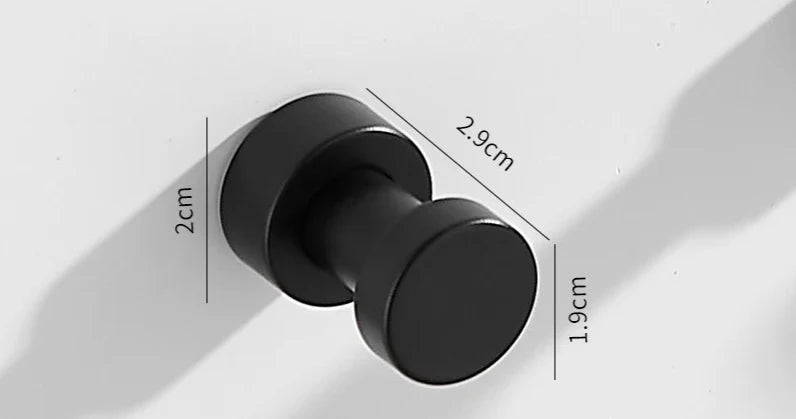 Self-Adhesive Wall Hook Solid Brass Polished Chrome