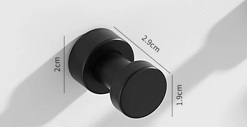 Self-Adhesive Wall Hook Solid Brass Polished Chrome