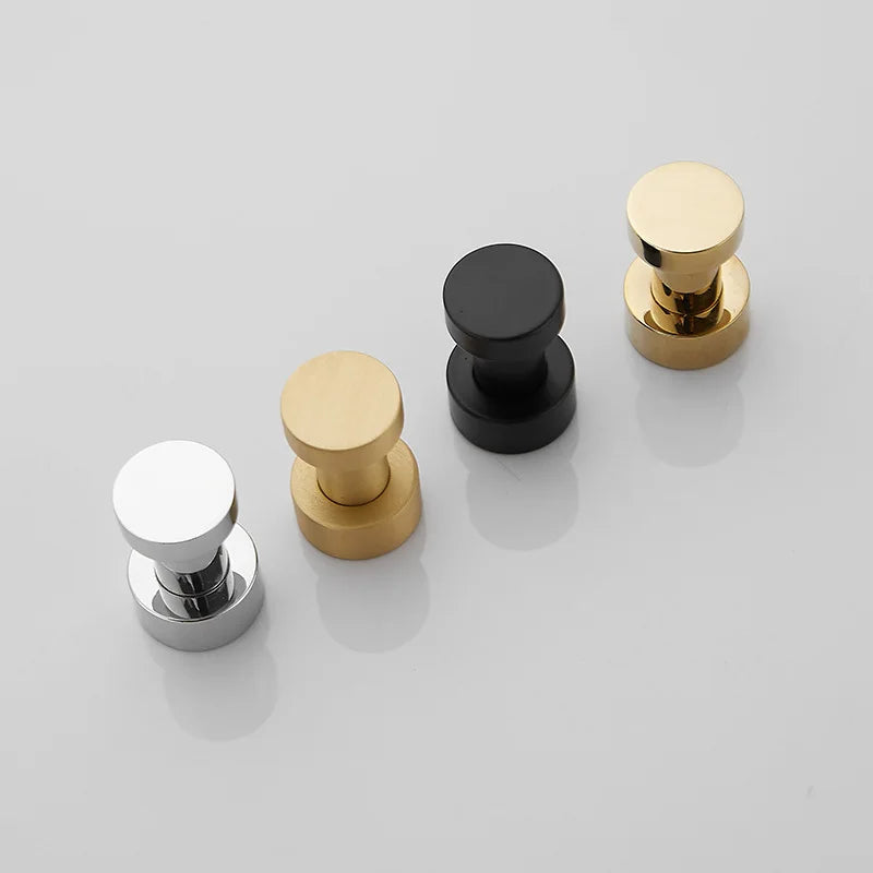 Self-Adhesive Wall Hook Solid Brass Polished Chrome