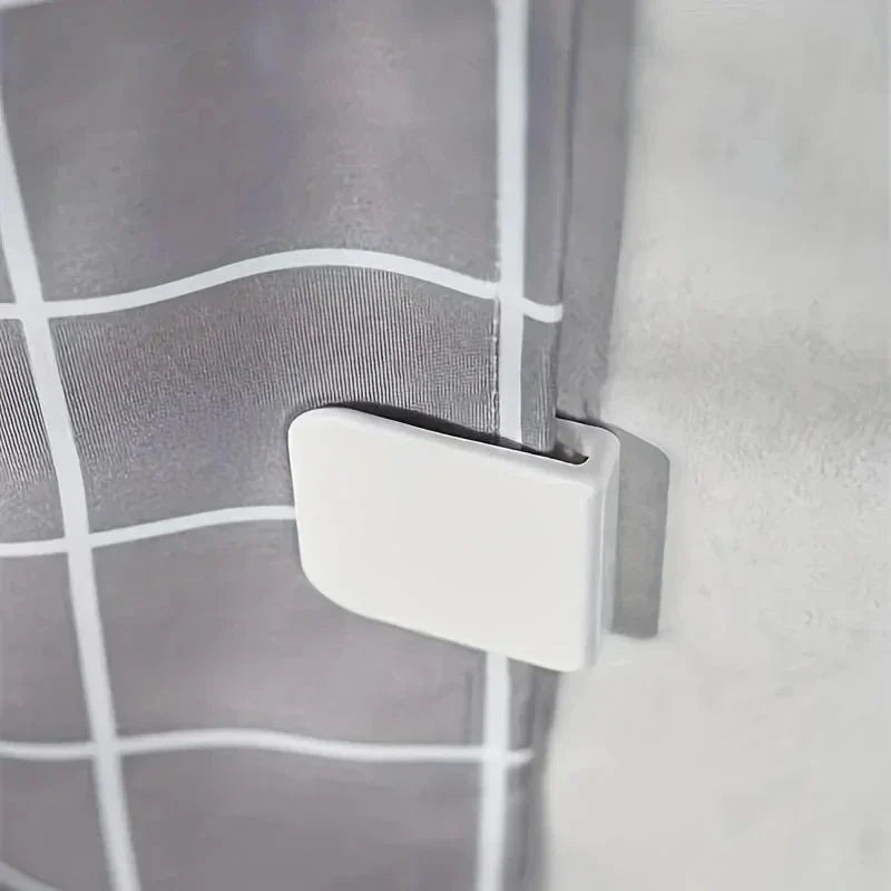 Shower Curtain Clips Self-Adhesive No-Drill Rustproof