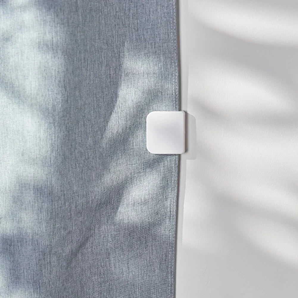 Shower Curtain Clips Self-Adhesive No-Drill Rustproof