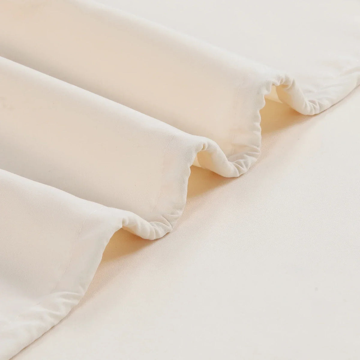 Shower Curtain Linen-Look Waterproof Polyester Rust-Resistant Grommets