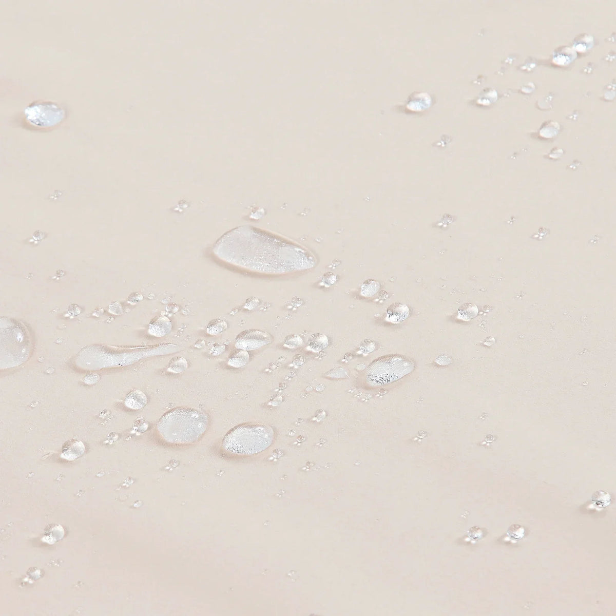 Shower Curtain Linen-Look Waterproof Polyester Rust-Resistant Grommets