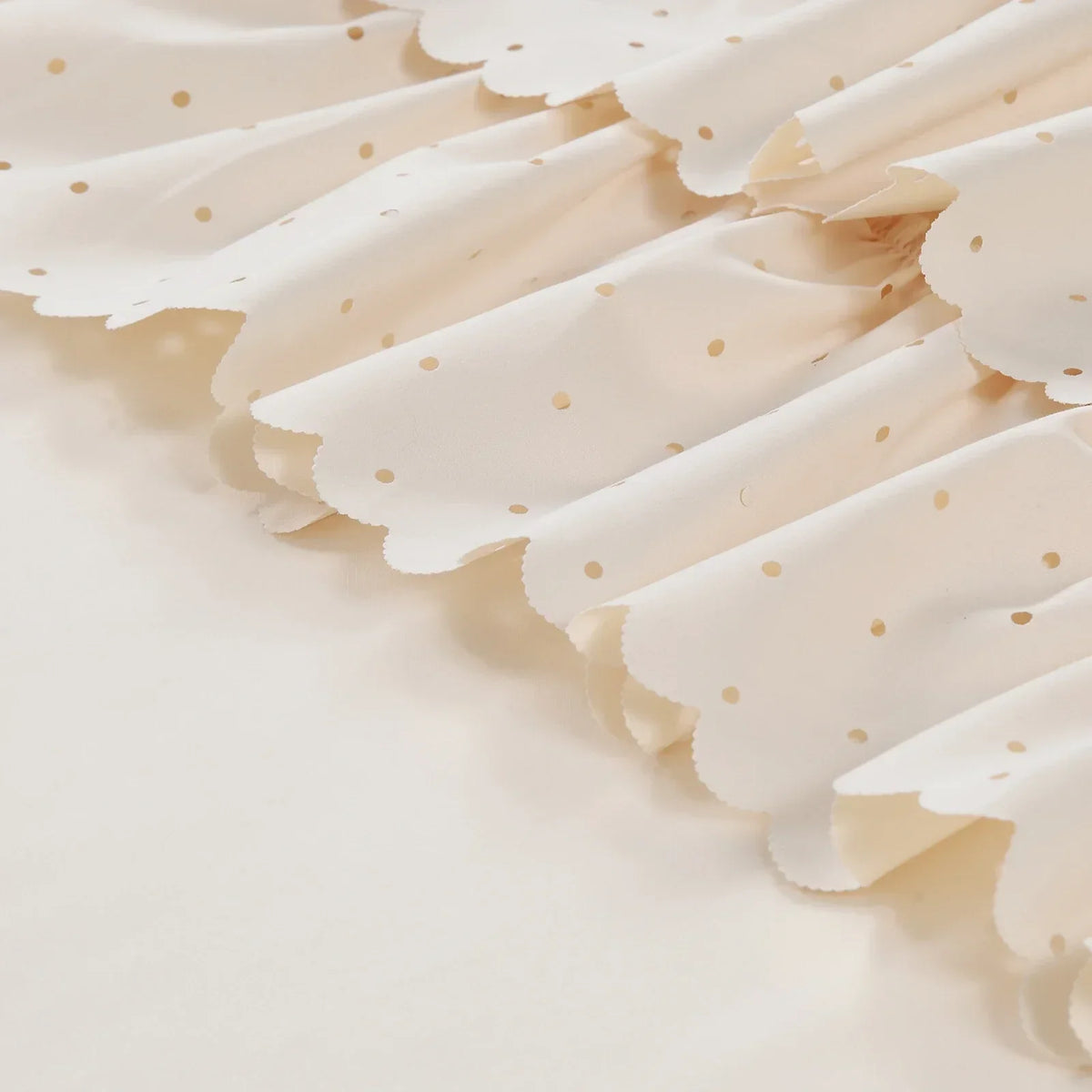 Shower Curtain Linen-Look Waterproof Polyester Rust-Resistant Grommets
