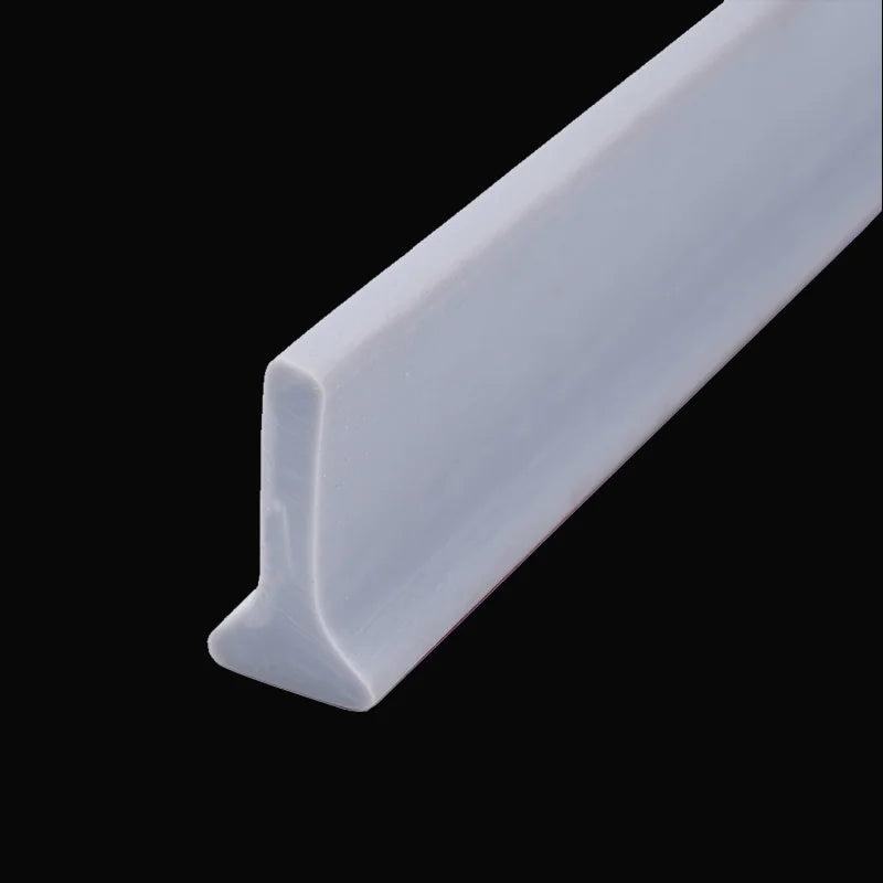 Shower Dam & Door Seal Silicone Self-Adhesive Trim-To-Fit
