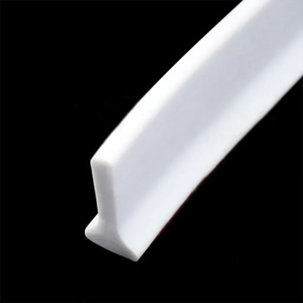 Shower Dam & Door Seal Silicone Self-Adhesive Trim-To-Fit