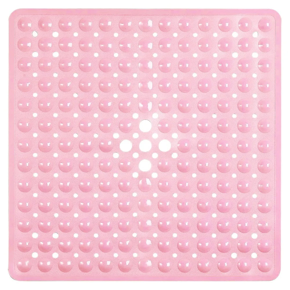 Shower Mat Non-Slip Suction Cups Quick-Drain Holes
