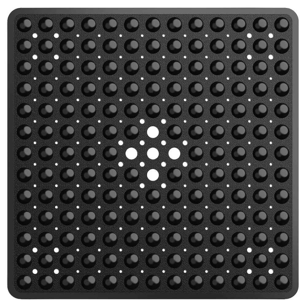 Shower Mat Non-Slip Suction Cups Quick-Drain Holes