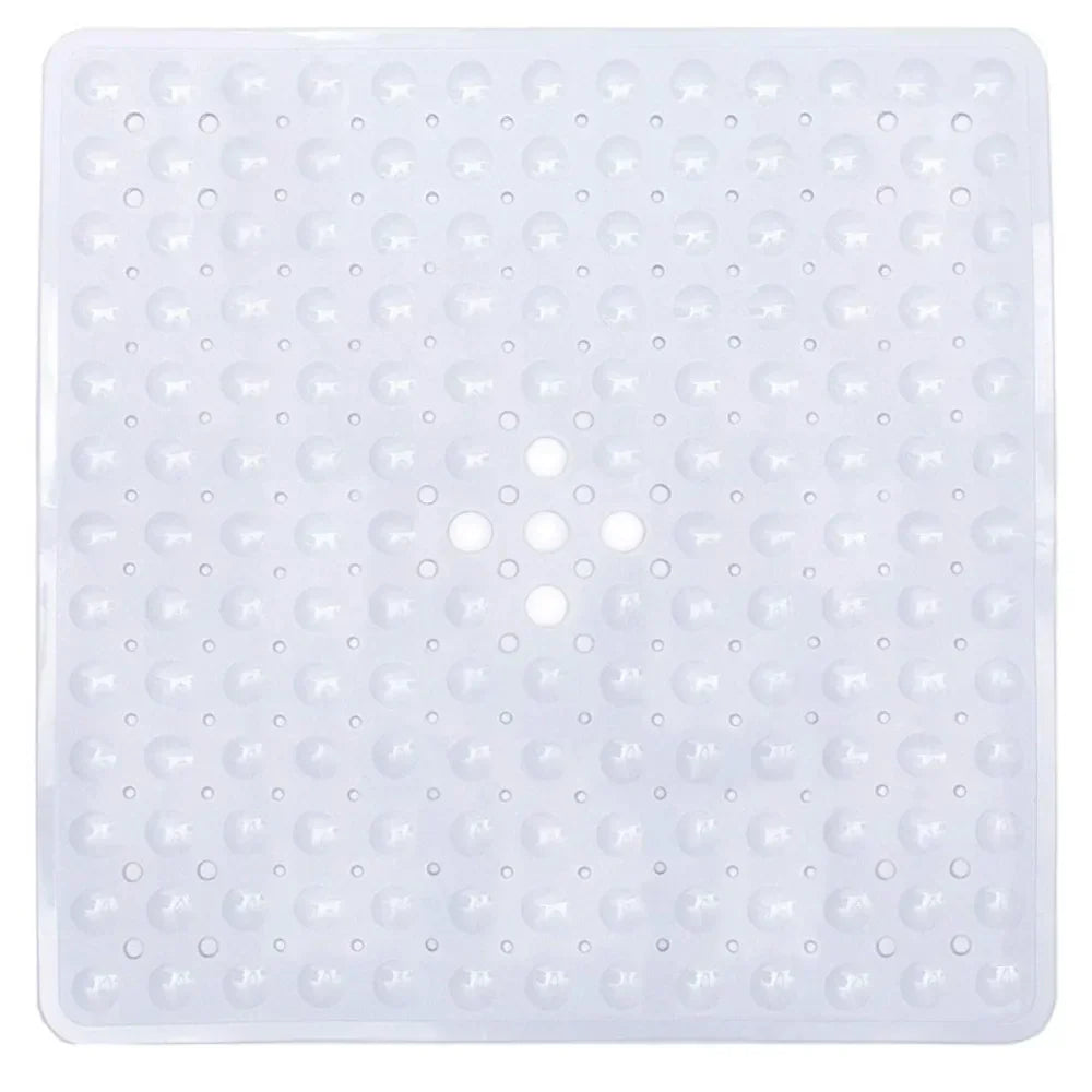 Shower Mat Non-Slip Suction Cups Quick-Drain Holes