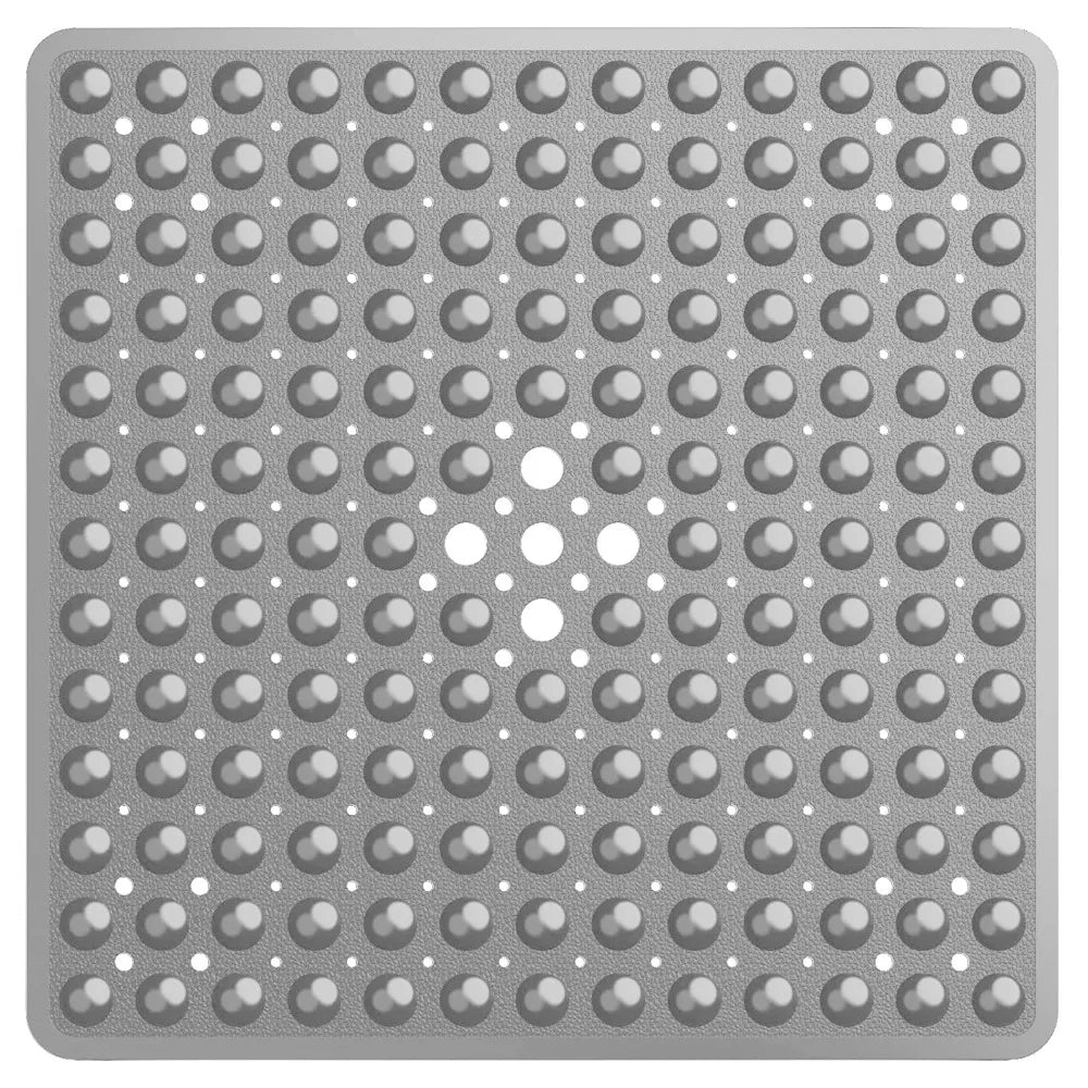 Shower Mat Non-Slip Suction Cups Quick-Drain Holes