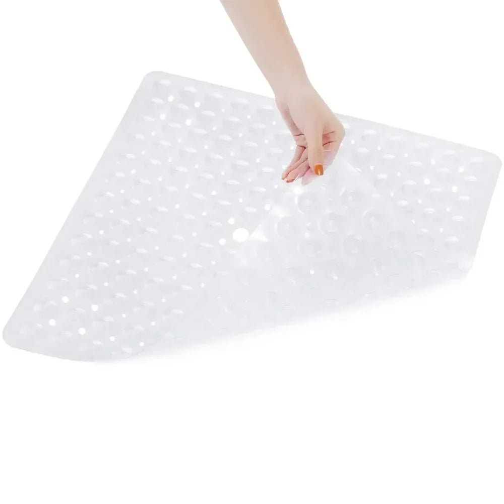 Shower Mat Non-Slip Suction Cups Quick-Drain Holes