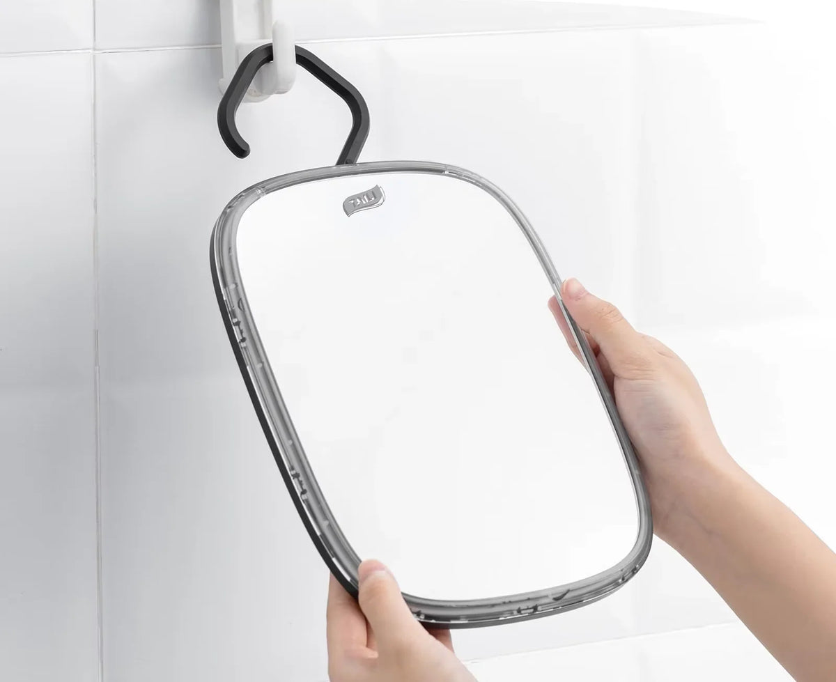 Shower Mirror Fogless Water-Fill & Shatter-Resistant Acrylic