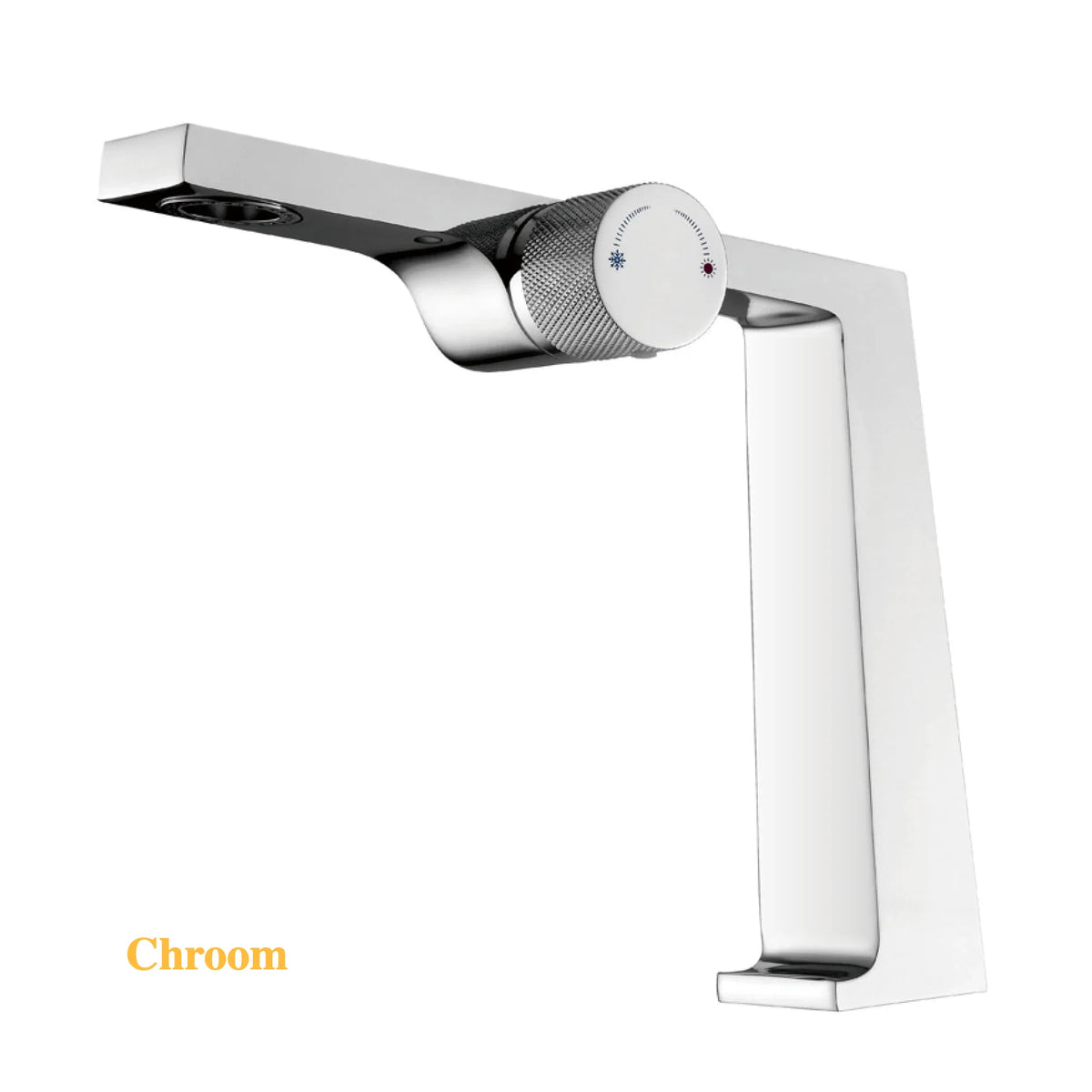 Single-Handle Bathroom Faucet Brushed Rose Gold Solid Brass