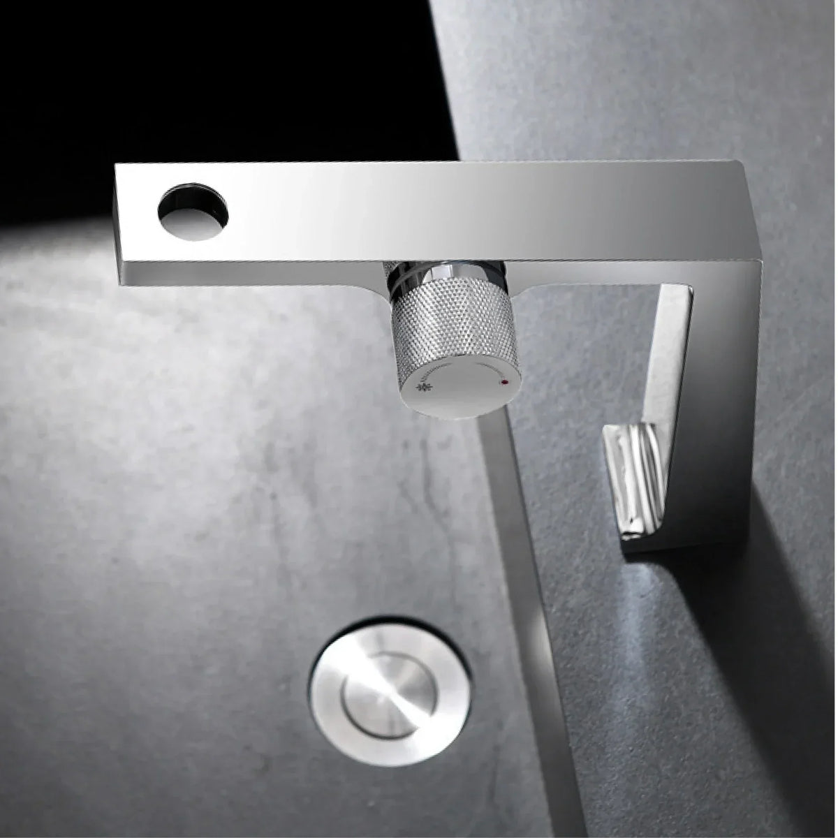 Single-Handle Bathroom Faucet Brushed Rose Gold Solid Brass