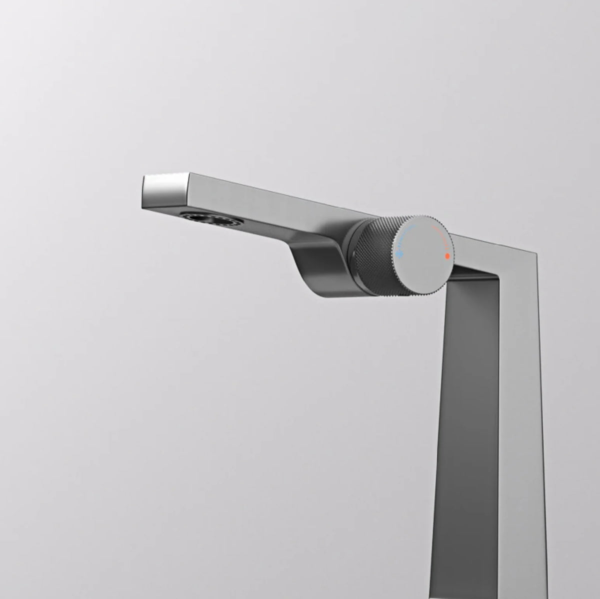 Single-Handle Bathroom Faucet Brushed Rose Gold Solid Brass