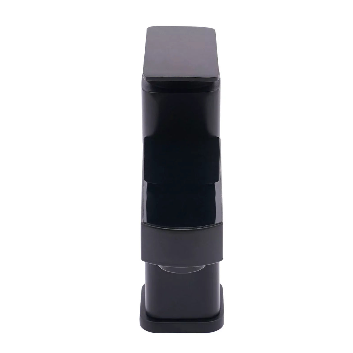 Single-Handle Faucet Matte Black LED Temp Display Ceramic Valve