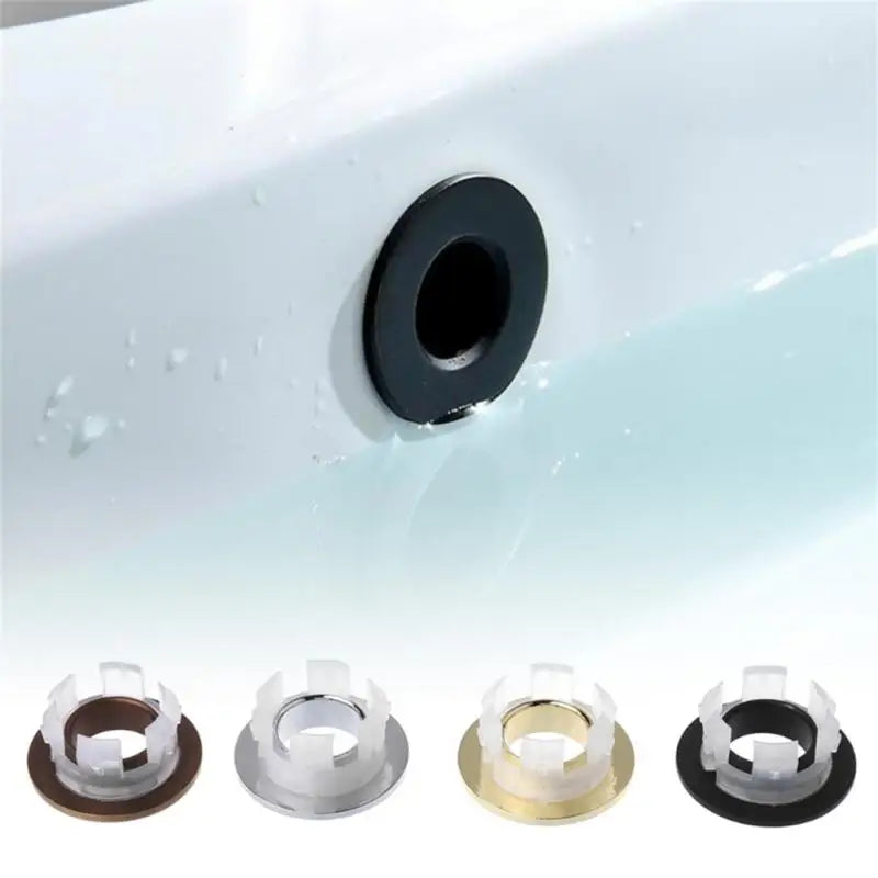 Sink Overflow Cover Ring Solid Brass Universal Fit