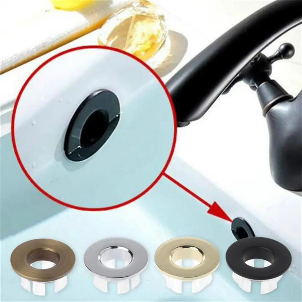 Sink Overflow Cover Ring Solid Brass Universal Fit