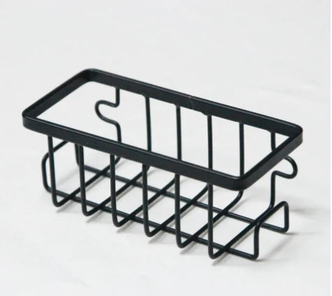 Sink Sponge Holder Rust-Resistant Aluminum Extra-Strong Suction Quick-Dry