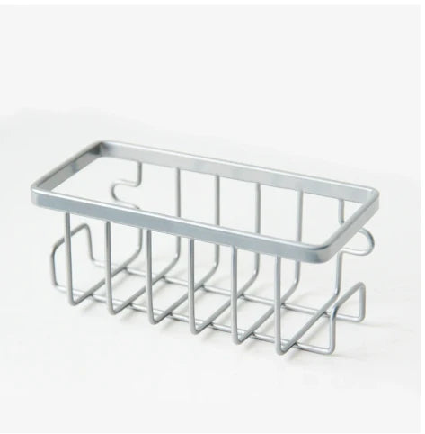 Sink Sponge Holder Rust-Resistant Aluminum Extra-Strong Suction Quick-Dry