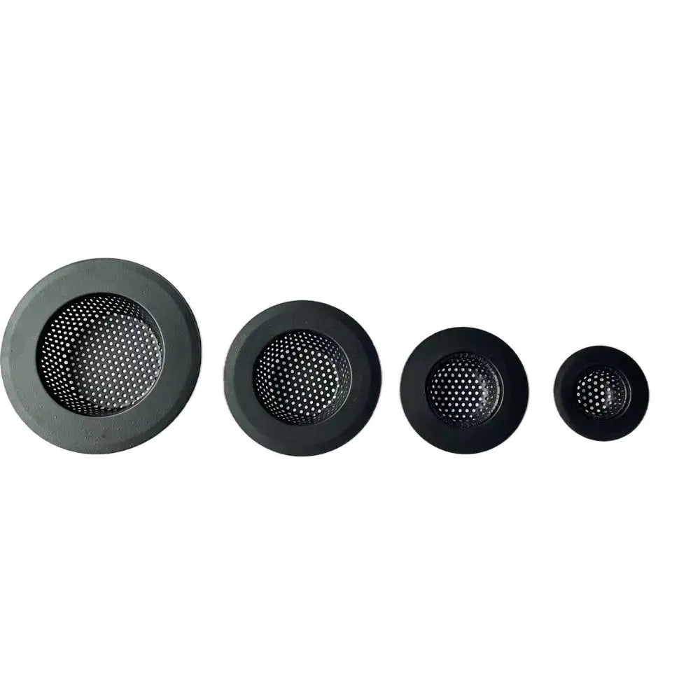 Sink Strainer Matte Black Stainless Steel Fine Mesh