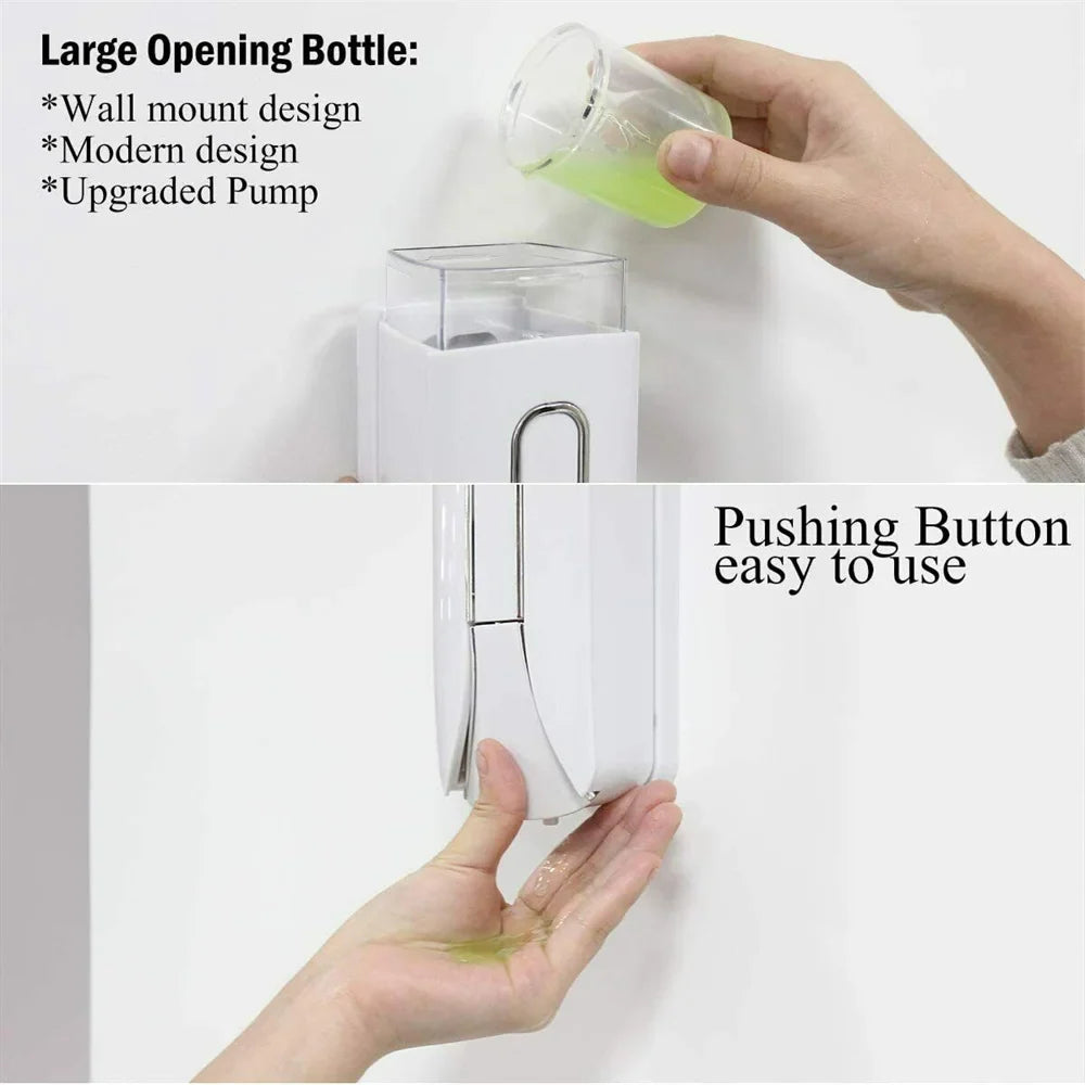 Soap Dispenser Wall Mount Refillable 350 ml