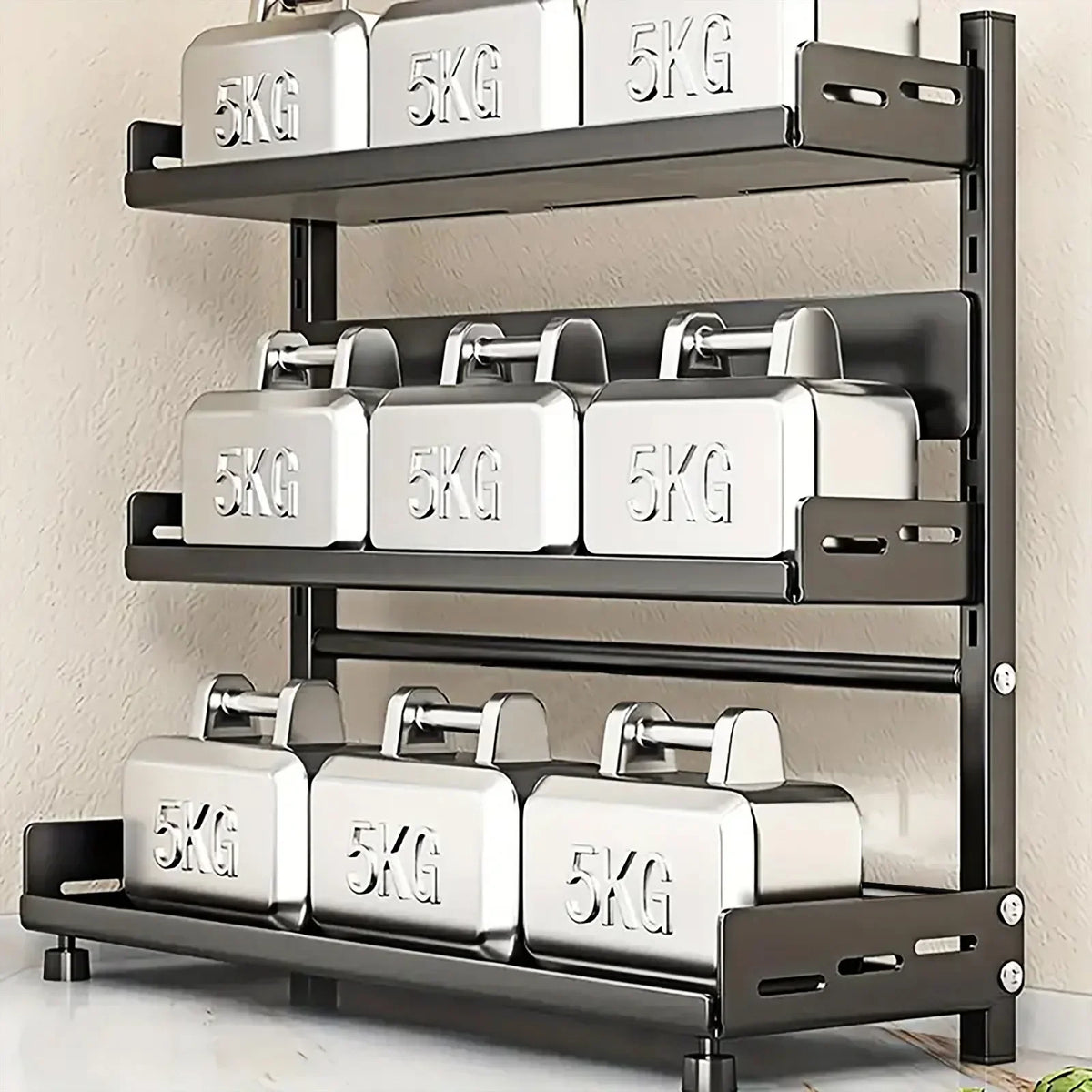 Spice Rack 3-Tier Stainless Steel Space-Saving