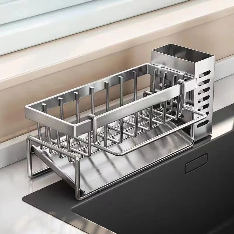 Sponge Holder Stainless Steel Freestanding Quick-Dry