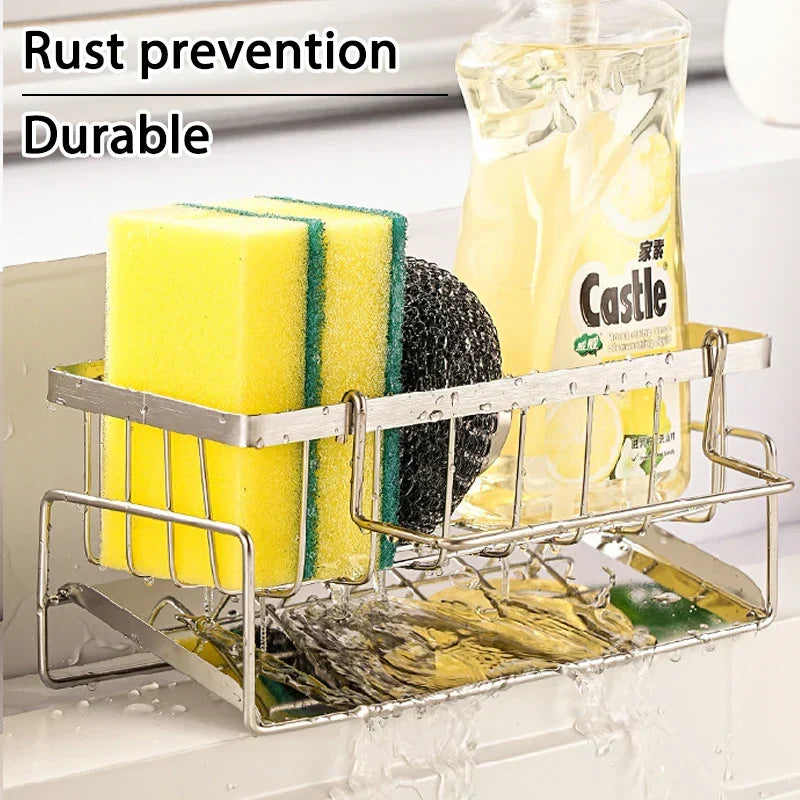 Sponge Holder Stainless Steel Freestanding Quick-Dry