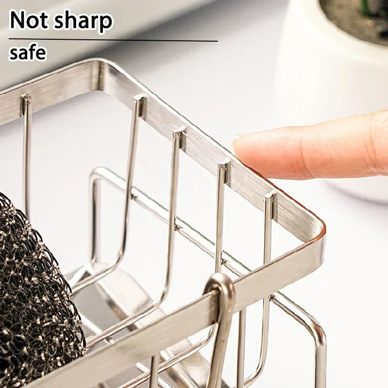 Sponge Holder Stainless Steel Freestanding Quick-Dry