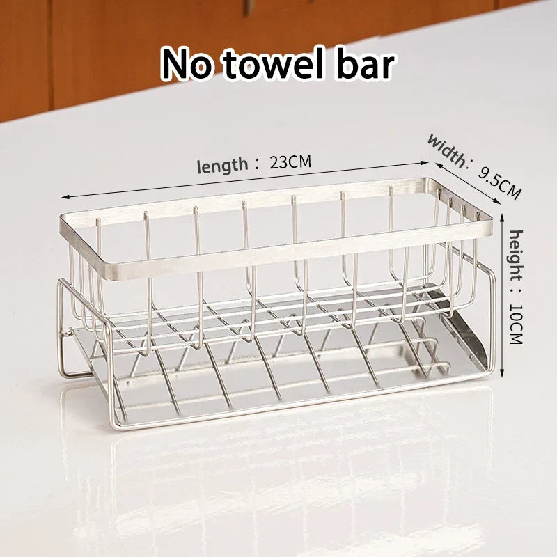 Sponge Holder Stainless Steel Freestanding Quick-Dry