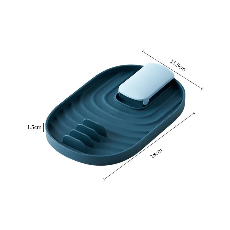 Spoon & Spatula Rest Heat-Resistant Foldable Non-Slip Grooves