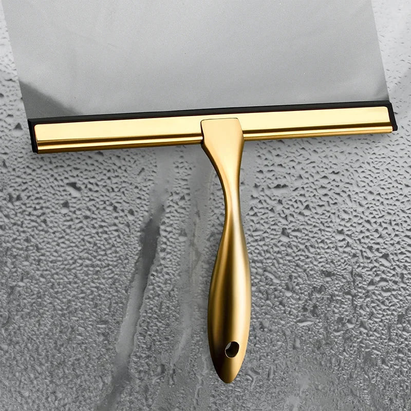 Squeegee Stainless Steel Blade & Rubber Scraper Hanging Hook