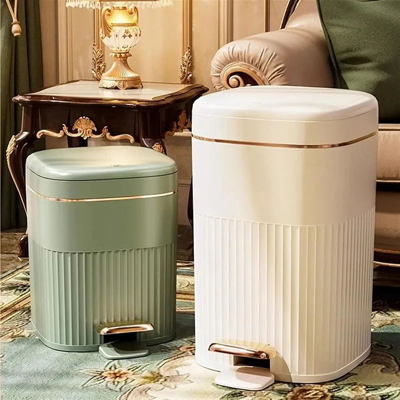 Step Trash Can Soft-Close Pedal Odor-Sealing & Pet-Proof