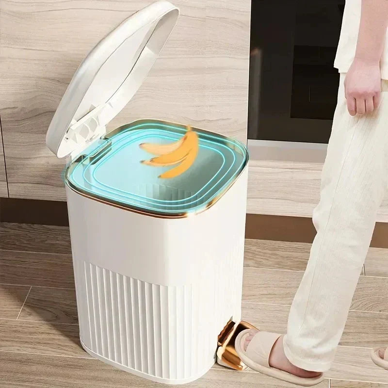 Step Trash Can Soft-Close Pedal Odor-Sealing & Pet-Proof