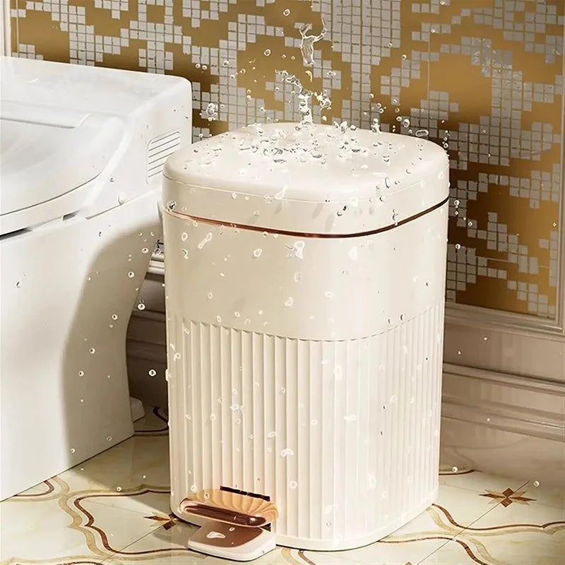 Step Trash Can Soft-Close Pedal Odor-Sealing & Pet-Proof