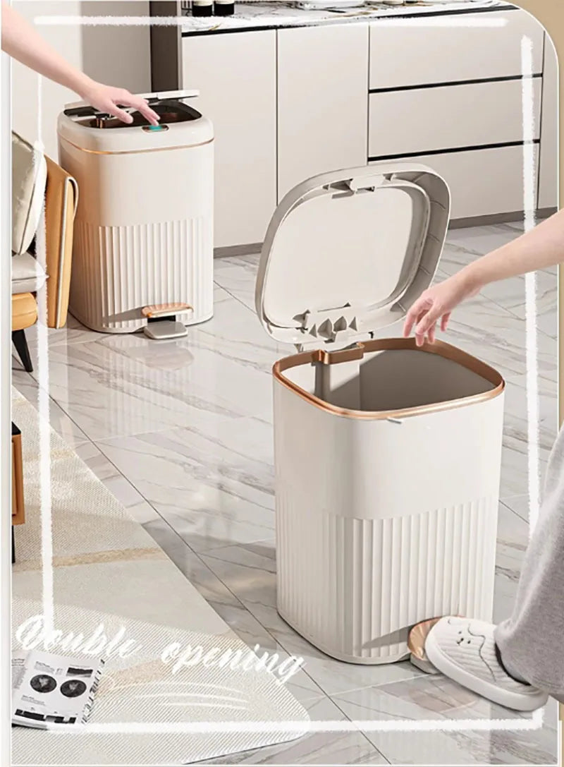 Step Trash Can Soft-Close Pedal Odor-Sealing & Pet-Proof