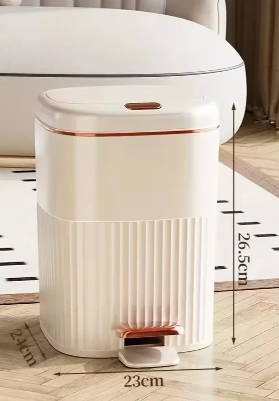 Step Trash Can Soft-Close Pedal Odor-Sealing & Pet-Proof