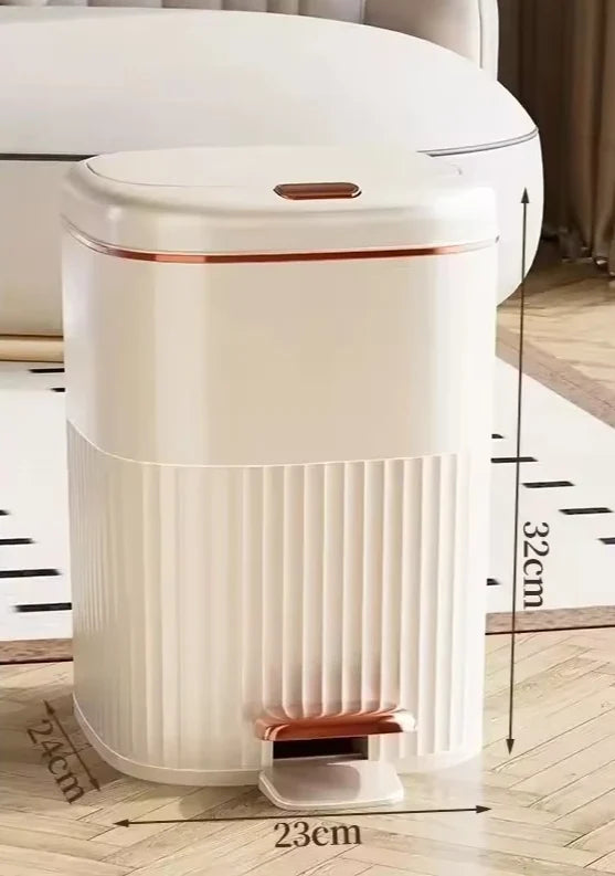 Step Trash Can Soft-Close Pedal Odor-Sealing & Pet-Proof