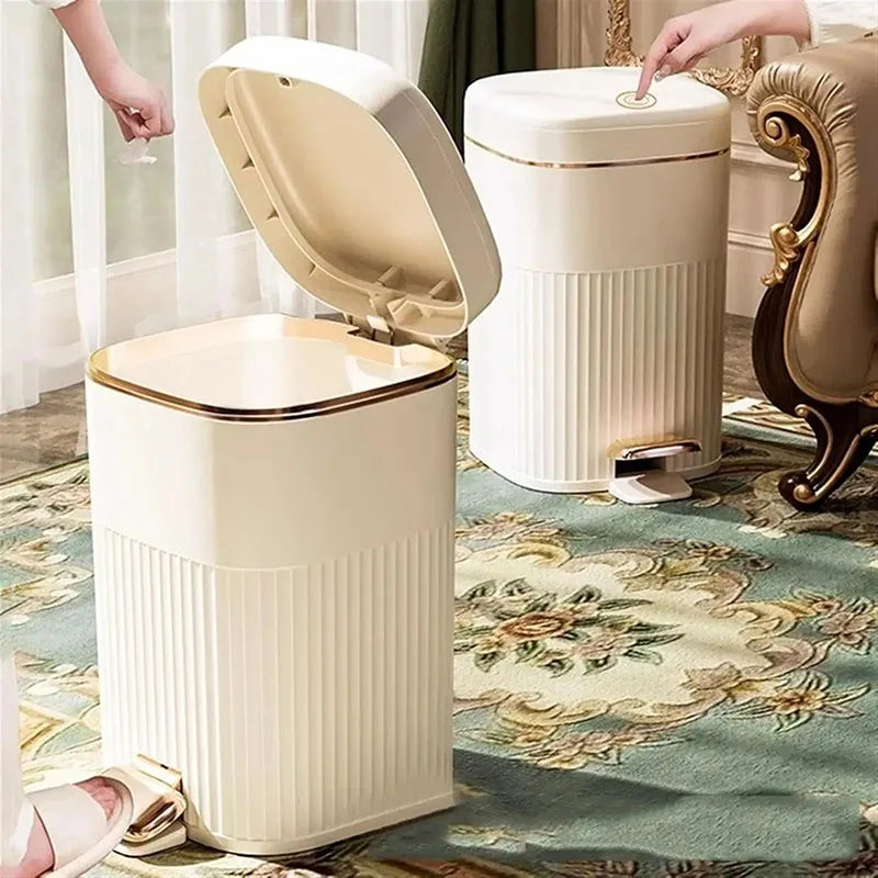 Step Trash Can Soft-Close Pedal Odor-Sealing & Pet-Proof