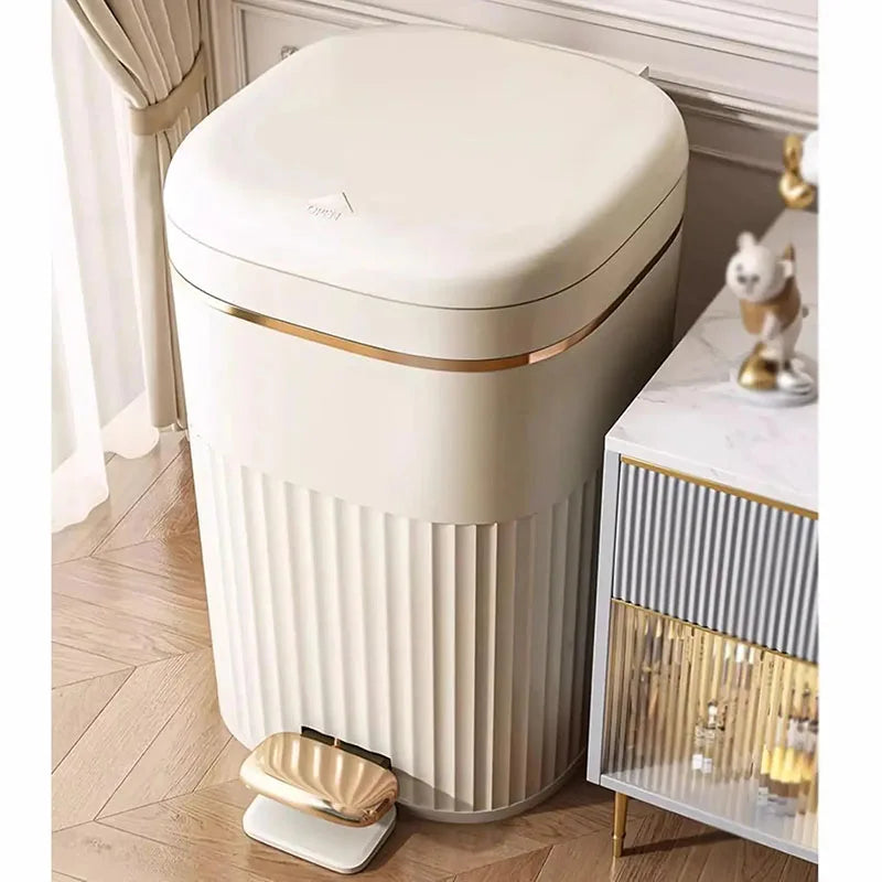 Step Trash Can Soft-Close Pedal Odor-Sealing & Pet-Proof